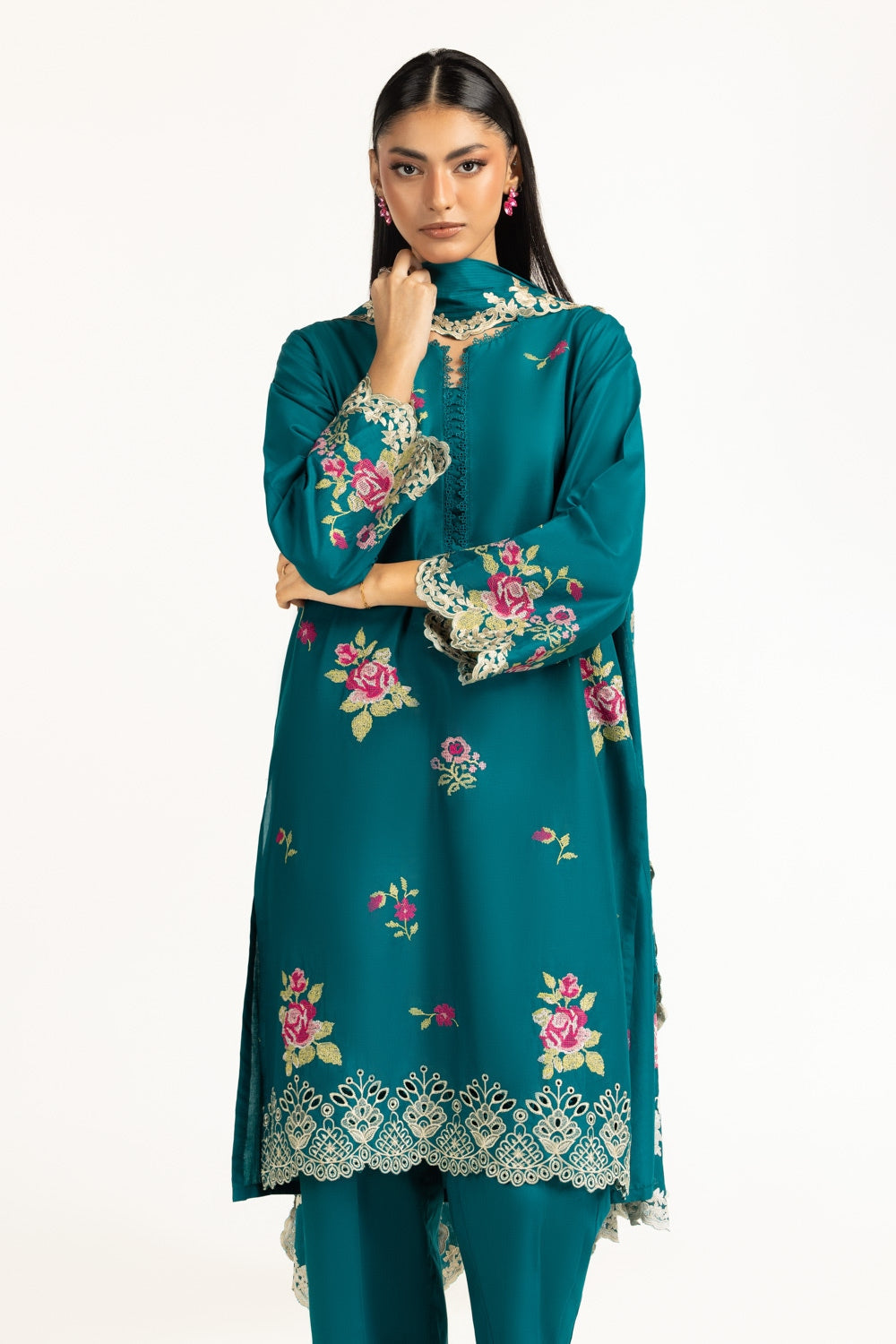 Gul Ahmed Embroidered Suit