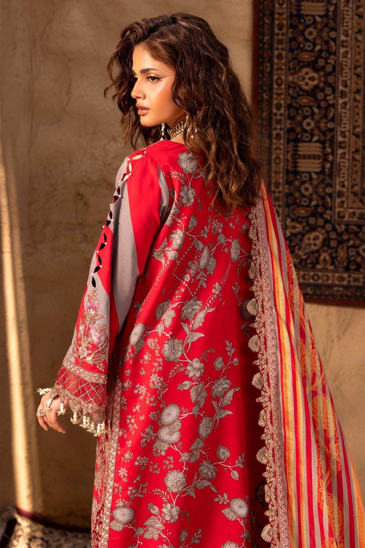 Charizma 3-PC Embroidered Lawn Suit