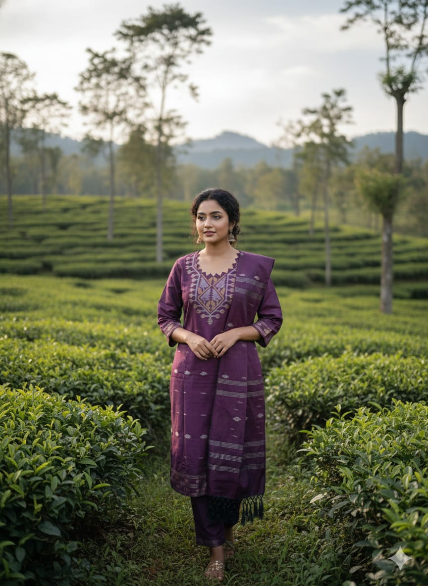 Bangladeshi Jamdani salwar kamiz