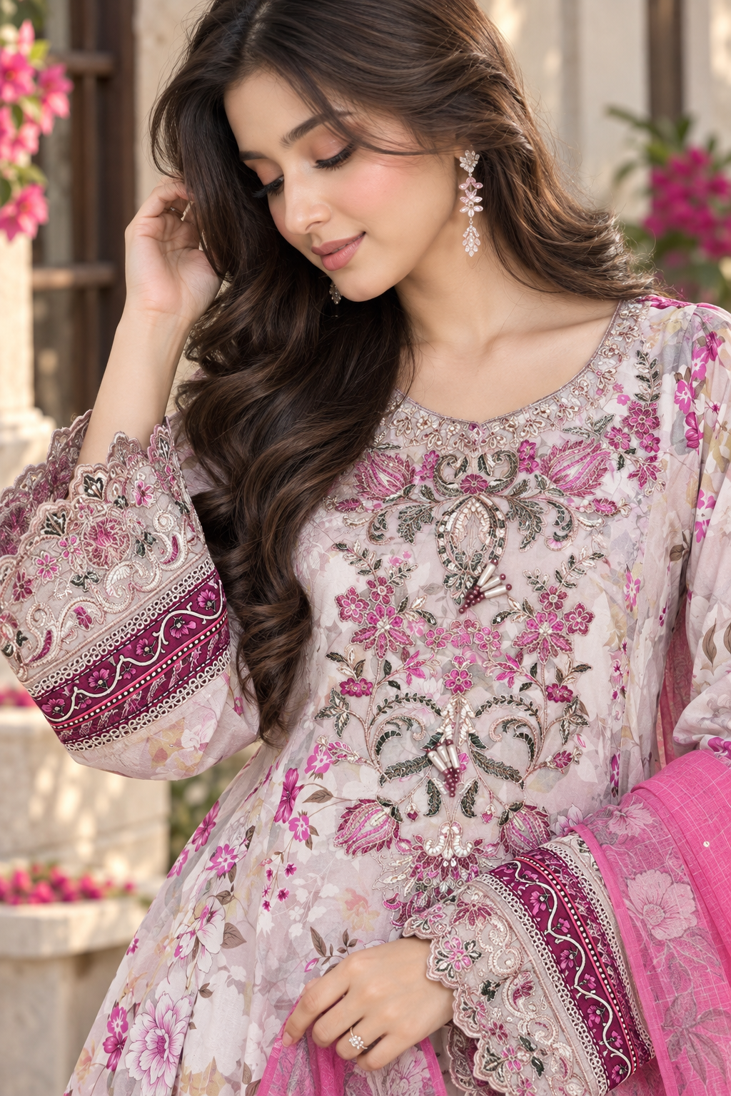 Munira Designers Embroidered Lawn