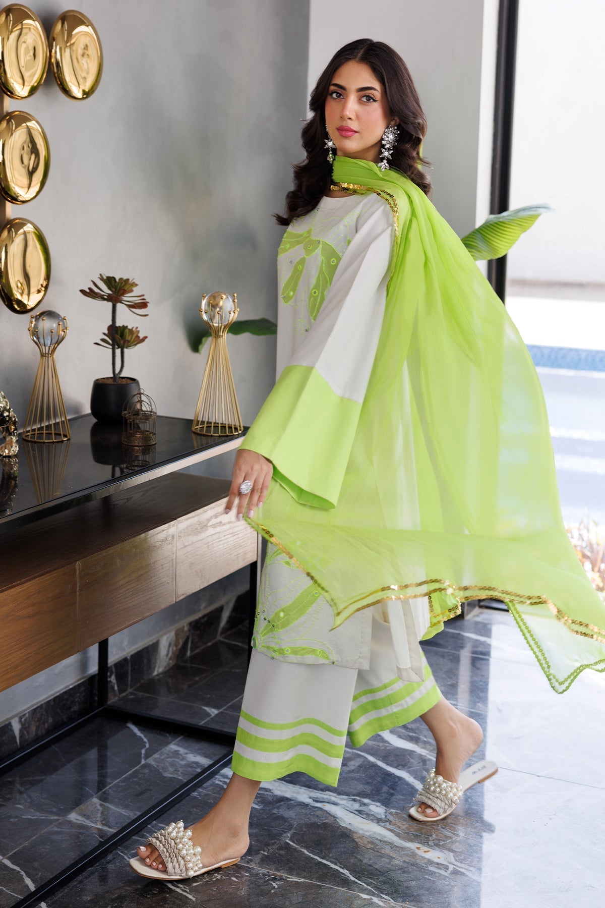 Charizma Luxury Embroidered Suit