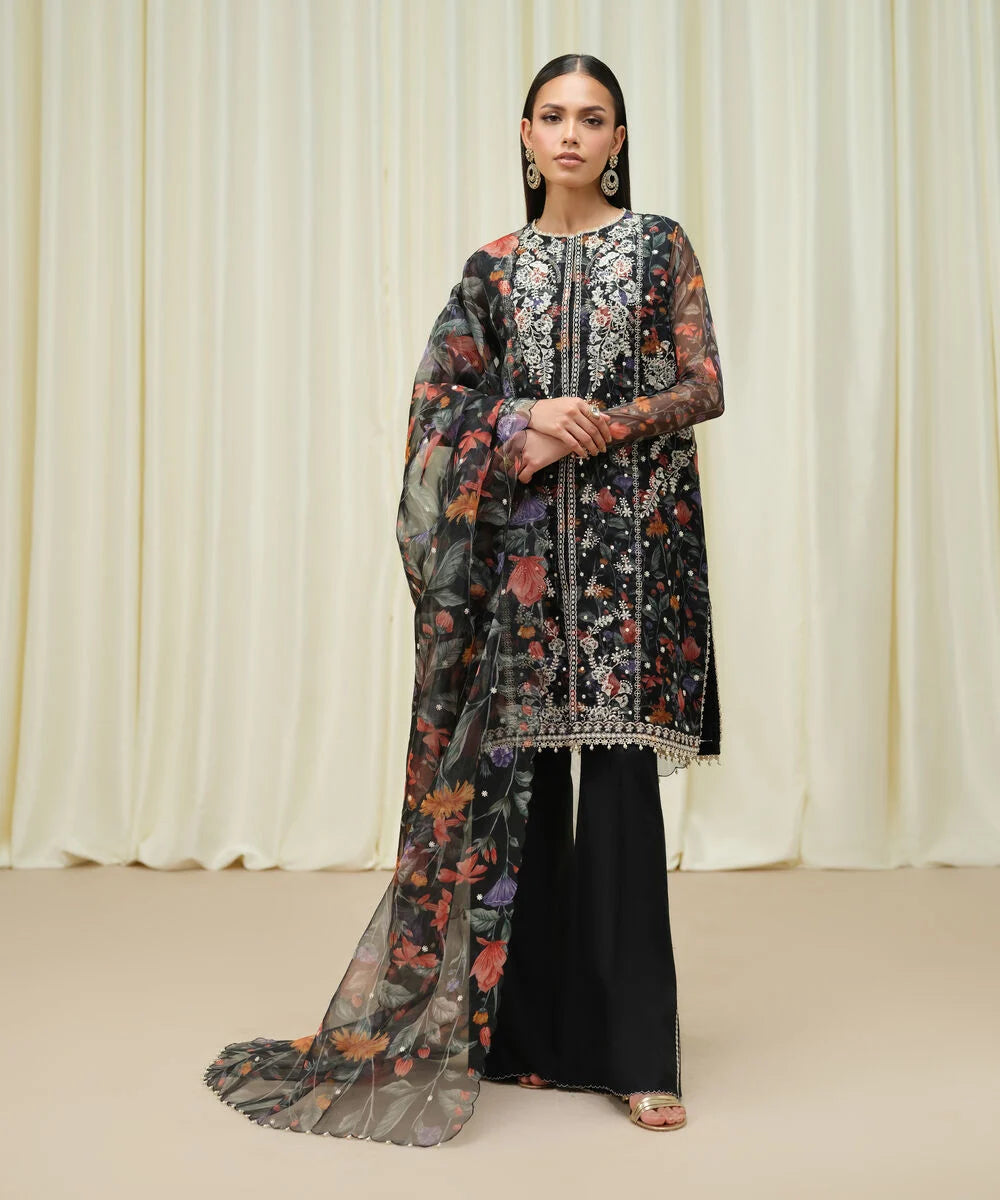 3Pc Embroidered Suit by Sapphire