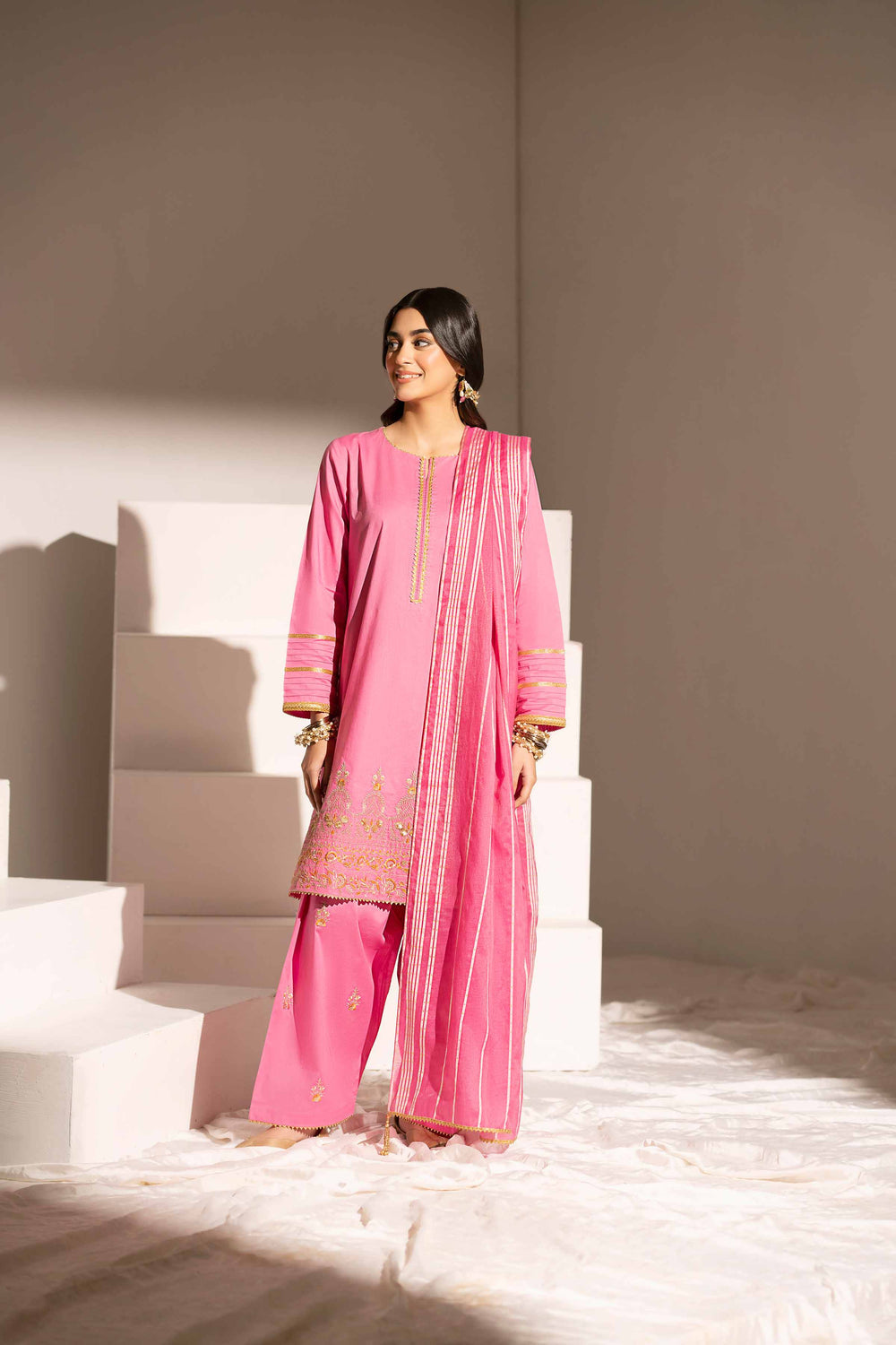 3 Piece Embroidered Suit by Nishat Linen