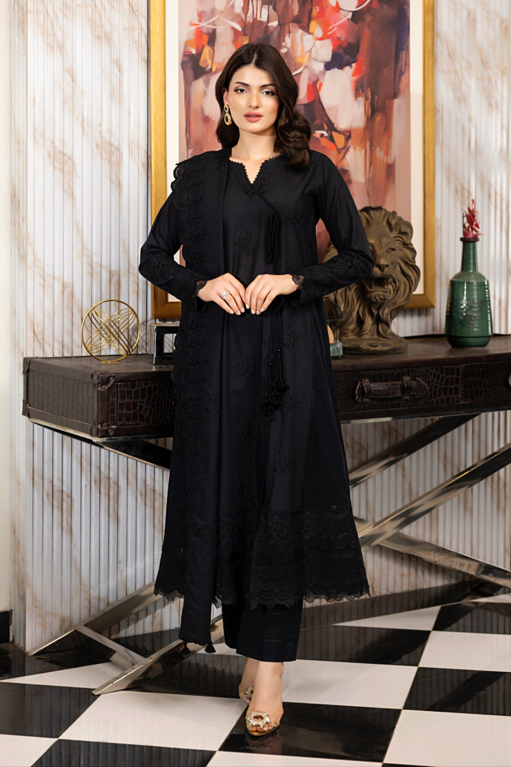 Lakhany 3pc Embroidered Suit