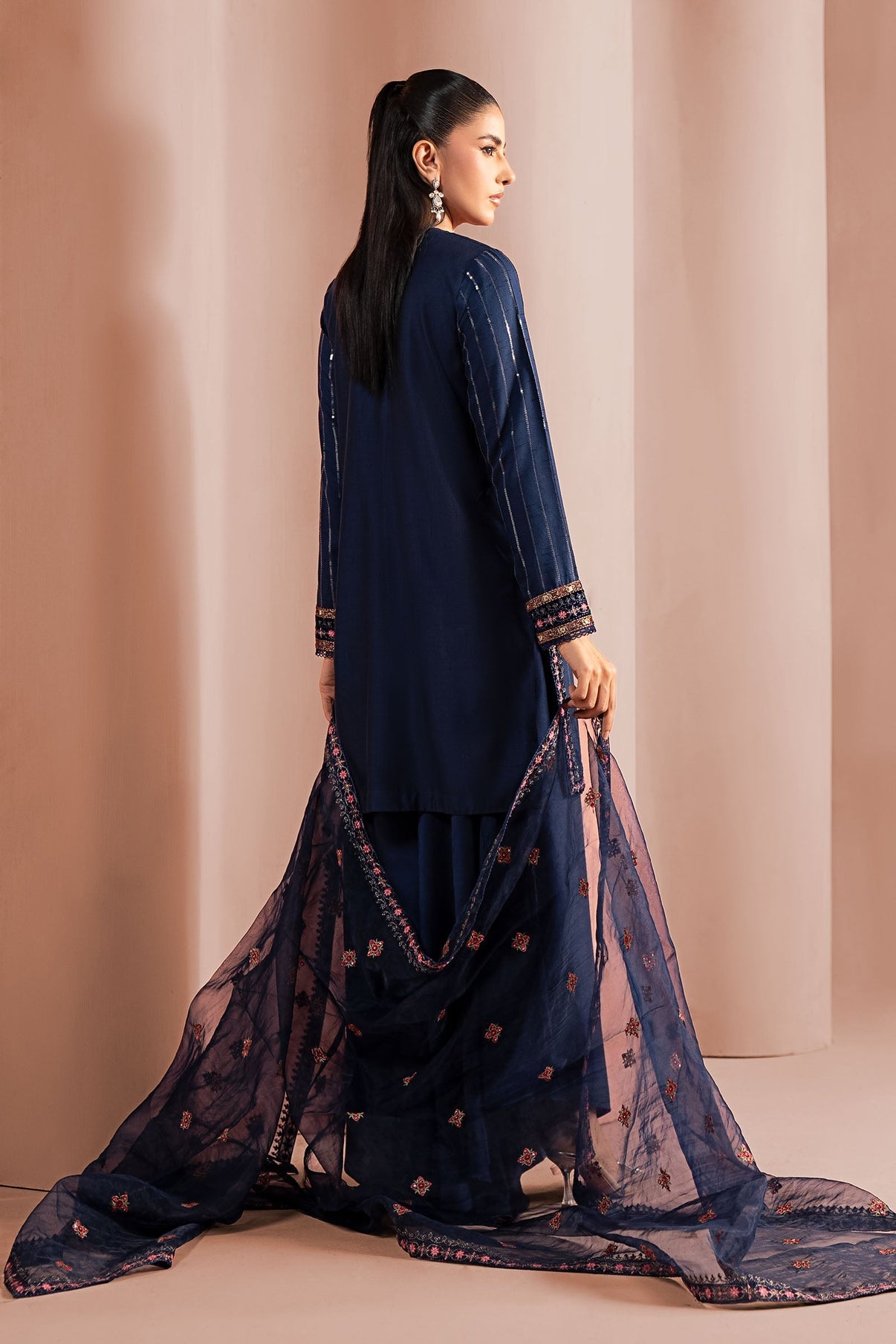 Maria B - Embroidered Jacquard Lawn Suit