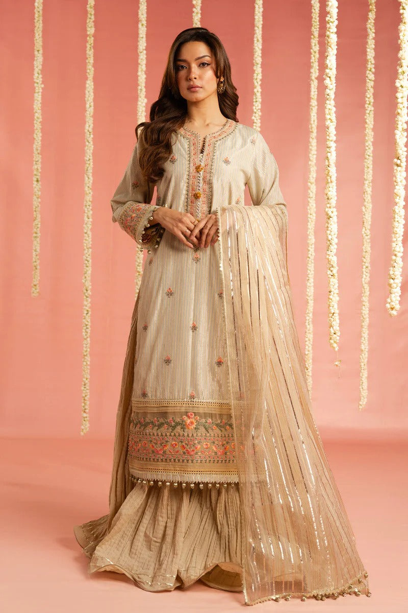 3 Piece Embroidered Suit by Alkaram Studio