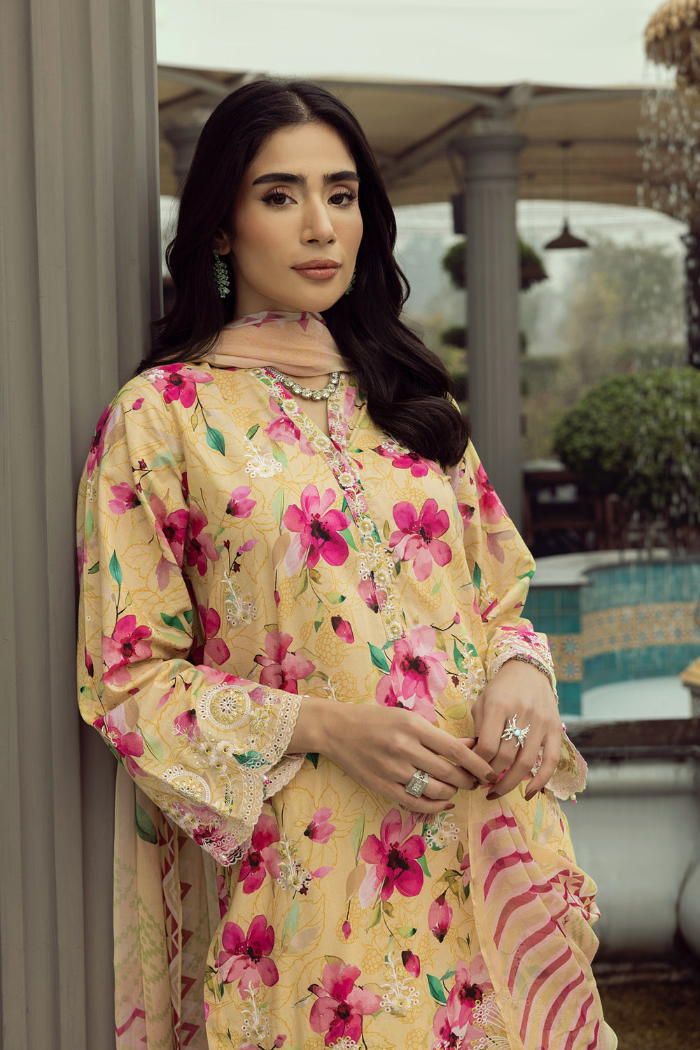 Lakhany 3pc Embroidered Suit