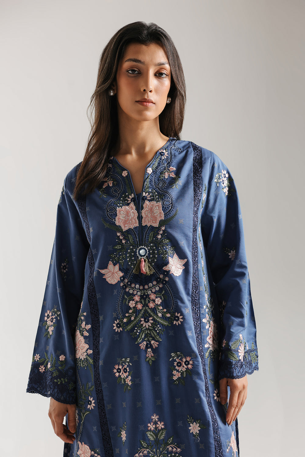Ethnic Embroidered 2pc Suit