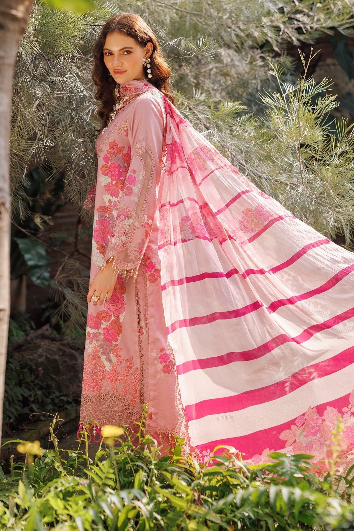 Charizma 3-PC Embroidered Lawn Suit