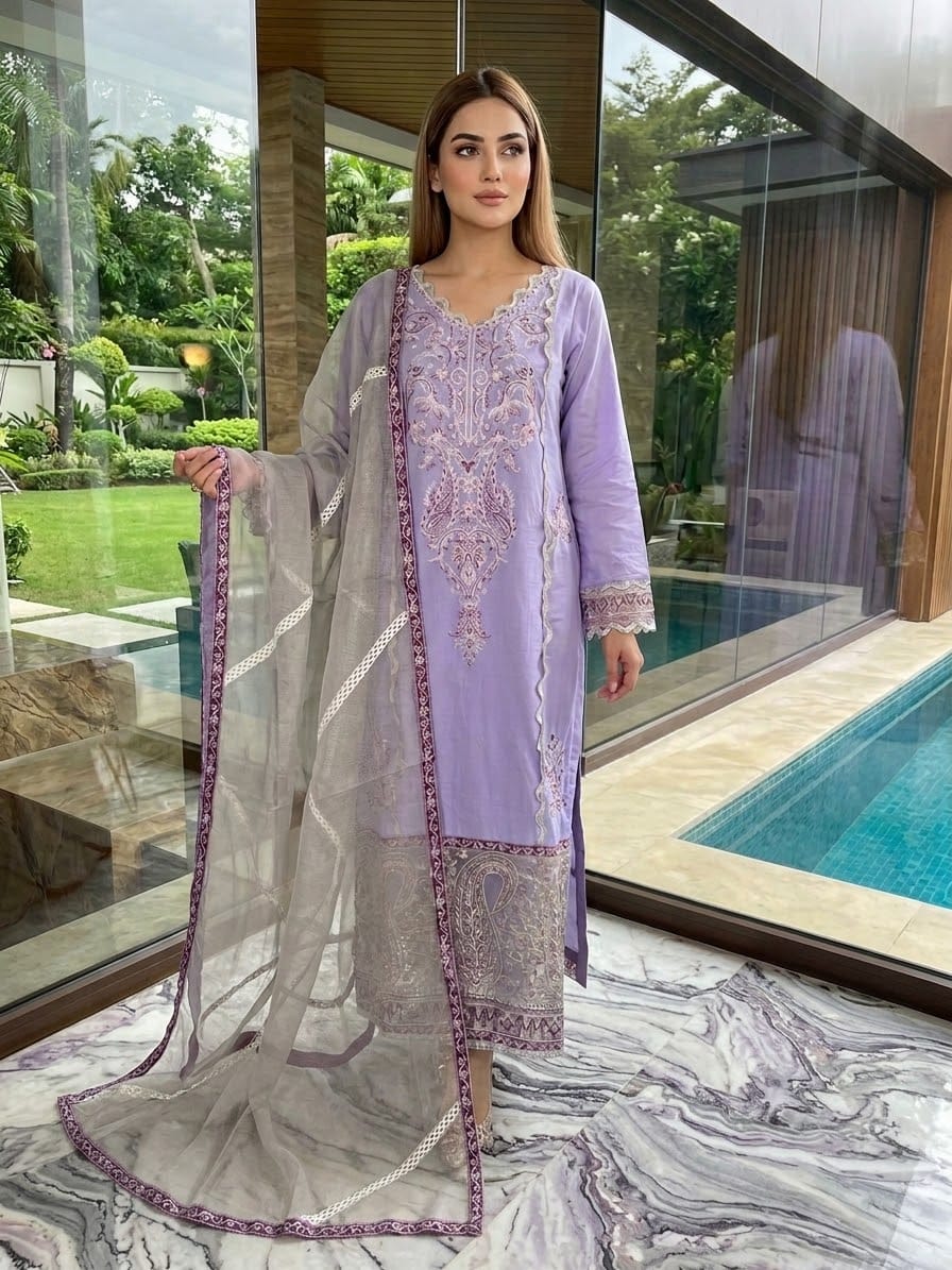 Luxury Embroidered Lawn Collection