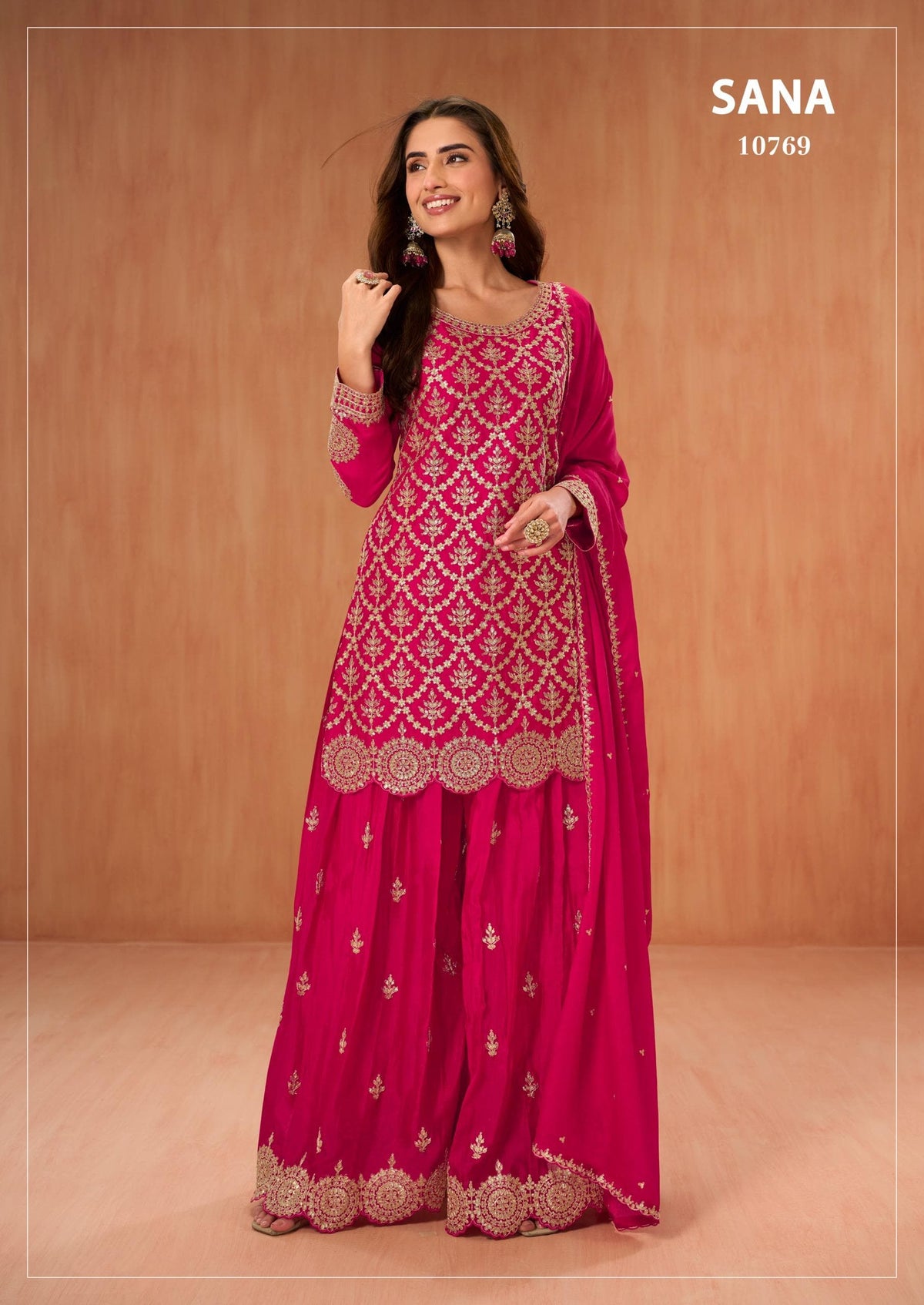 Premium Chinnon Silk Suit