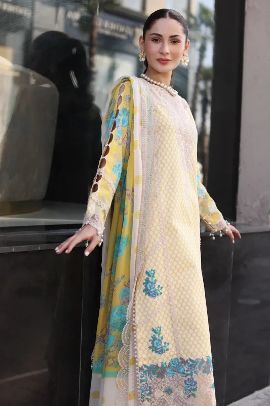 Charizma 3-PC Embroidered Lawn Suit