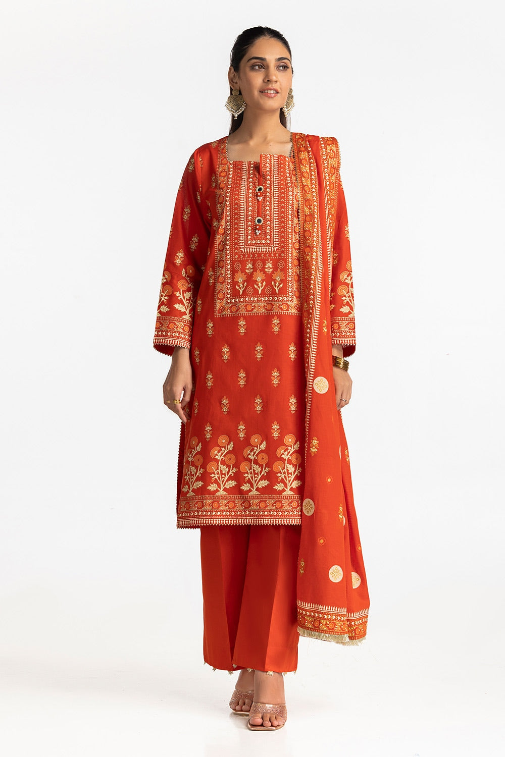 Gul Ahmed Embroidered Suit
