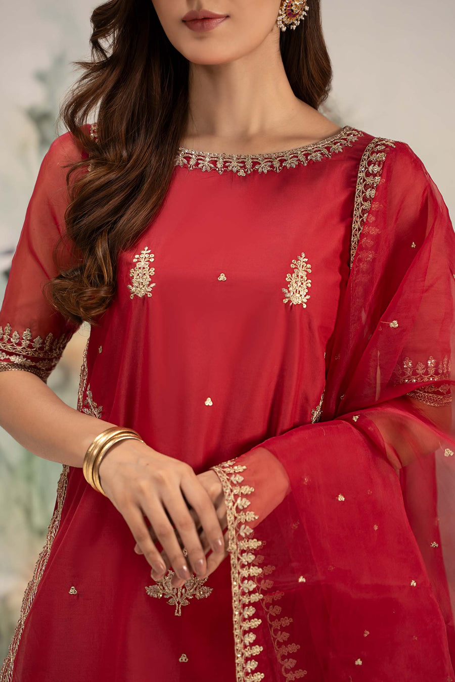 Maria. B. Embroidered Lawn Suit