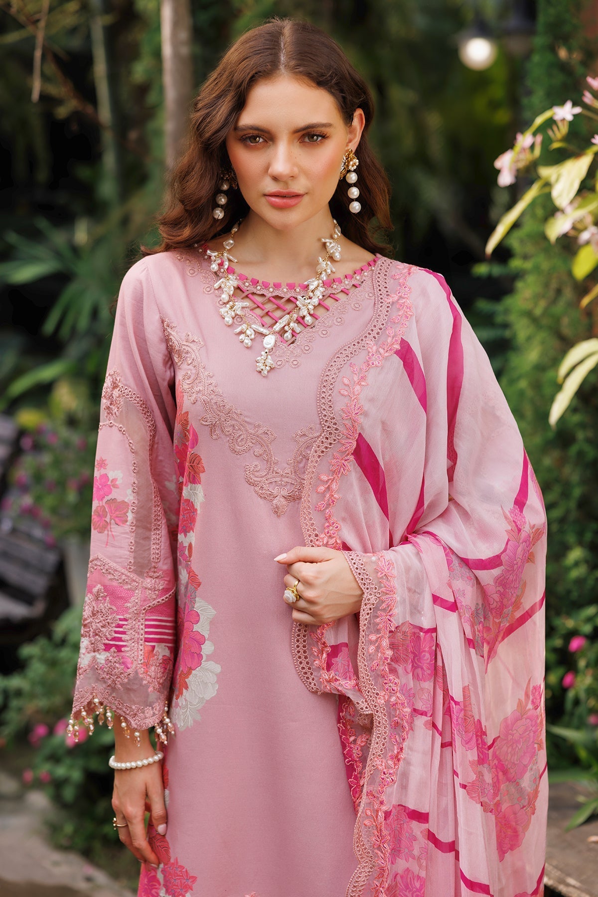 Charizma 3-PC Embroidered Lawn Suit