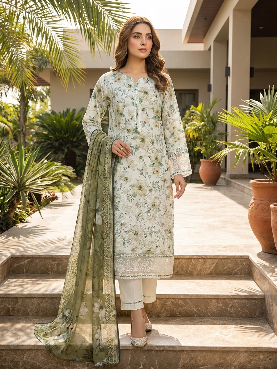 Sada Bahar Festive Embroidered Lawn