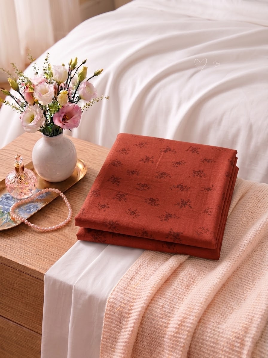 Pakistani King Size Bedsheet with Pillow Cover