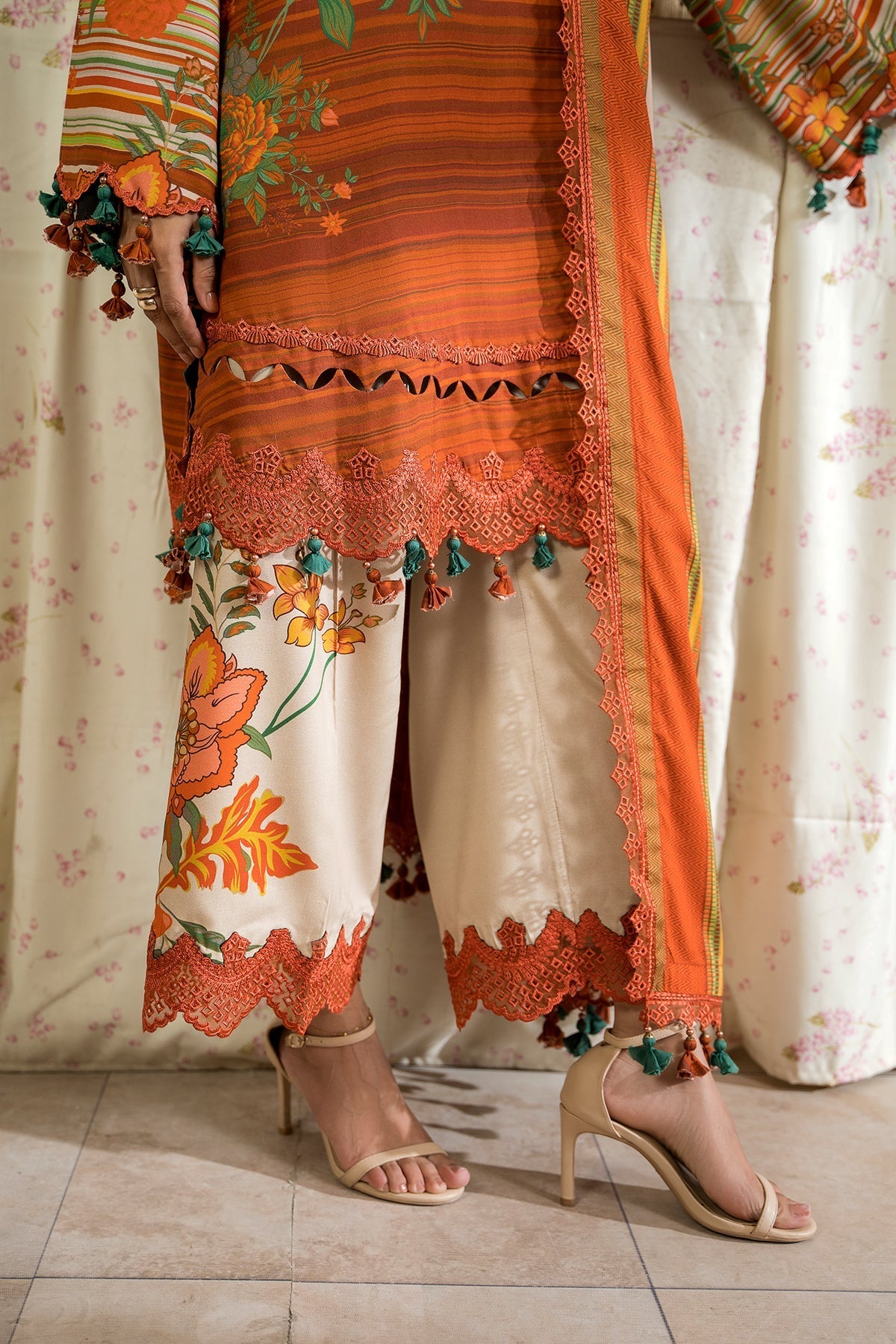 Charizma 3-PC Embroidered Lawn Suit