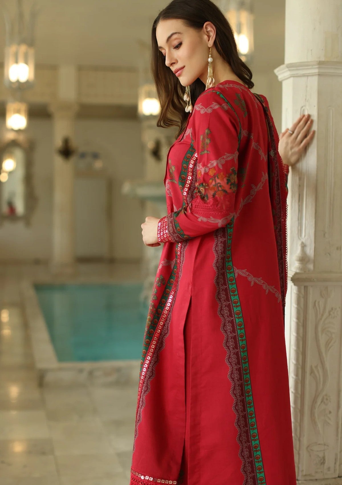 Charizma 3-PC Embroidered Lawn Suit
