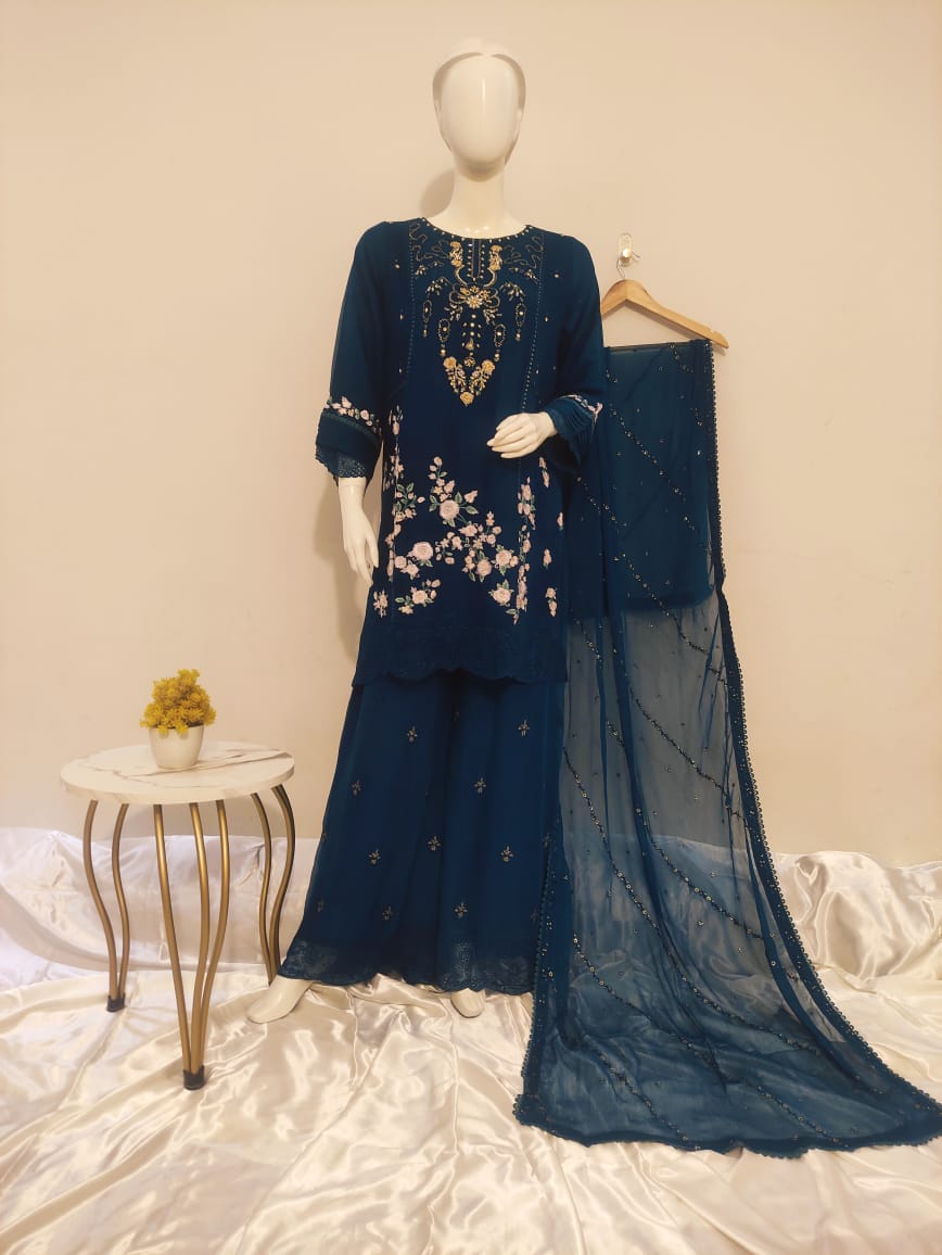 Pakistani Embroidered Party wear Ready To Ship