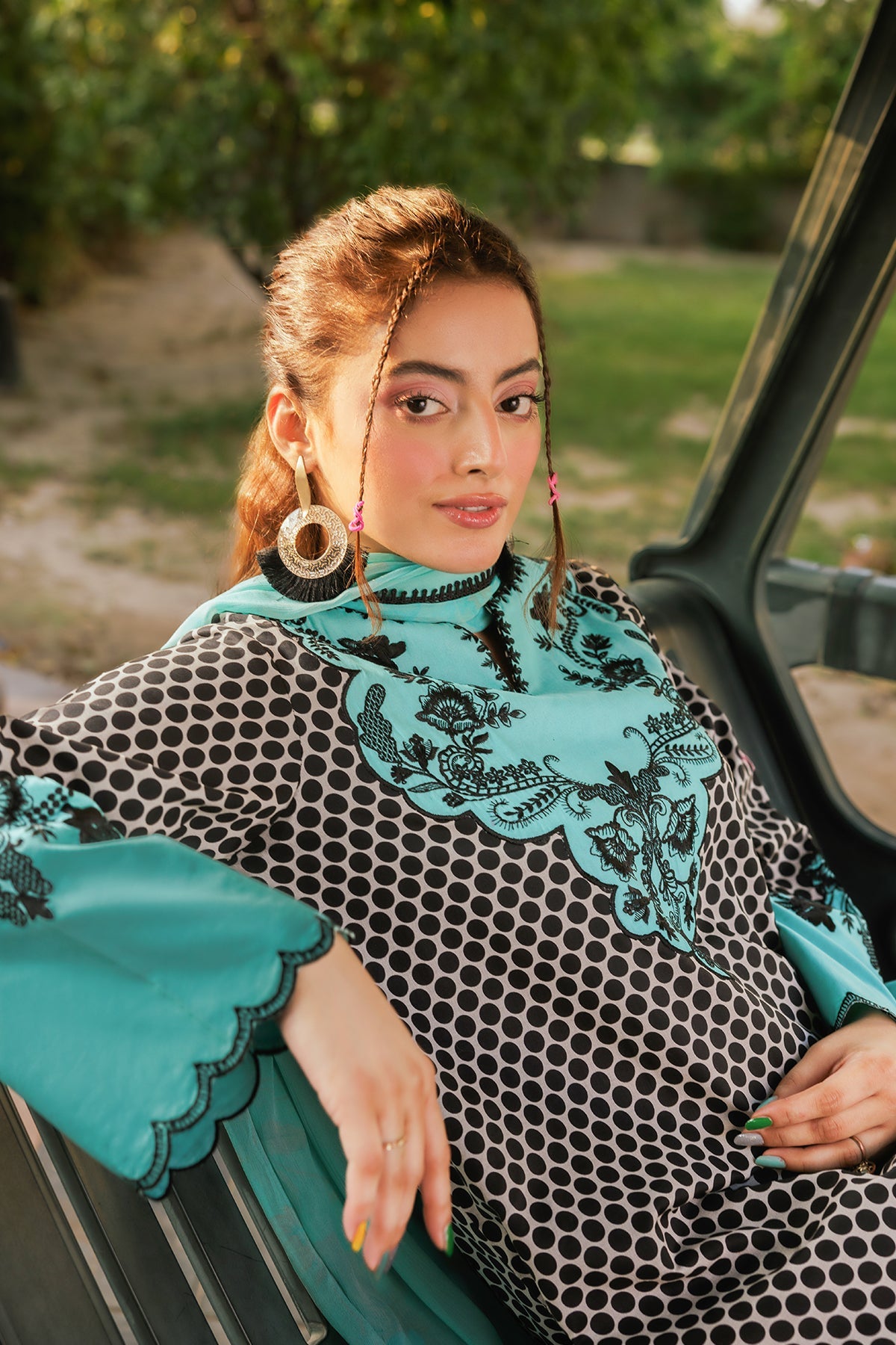 Charizma 3-PC Embroidered Lawn Suit