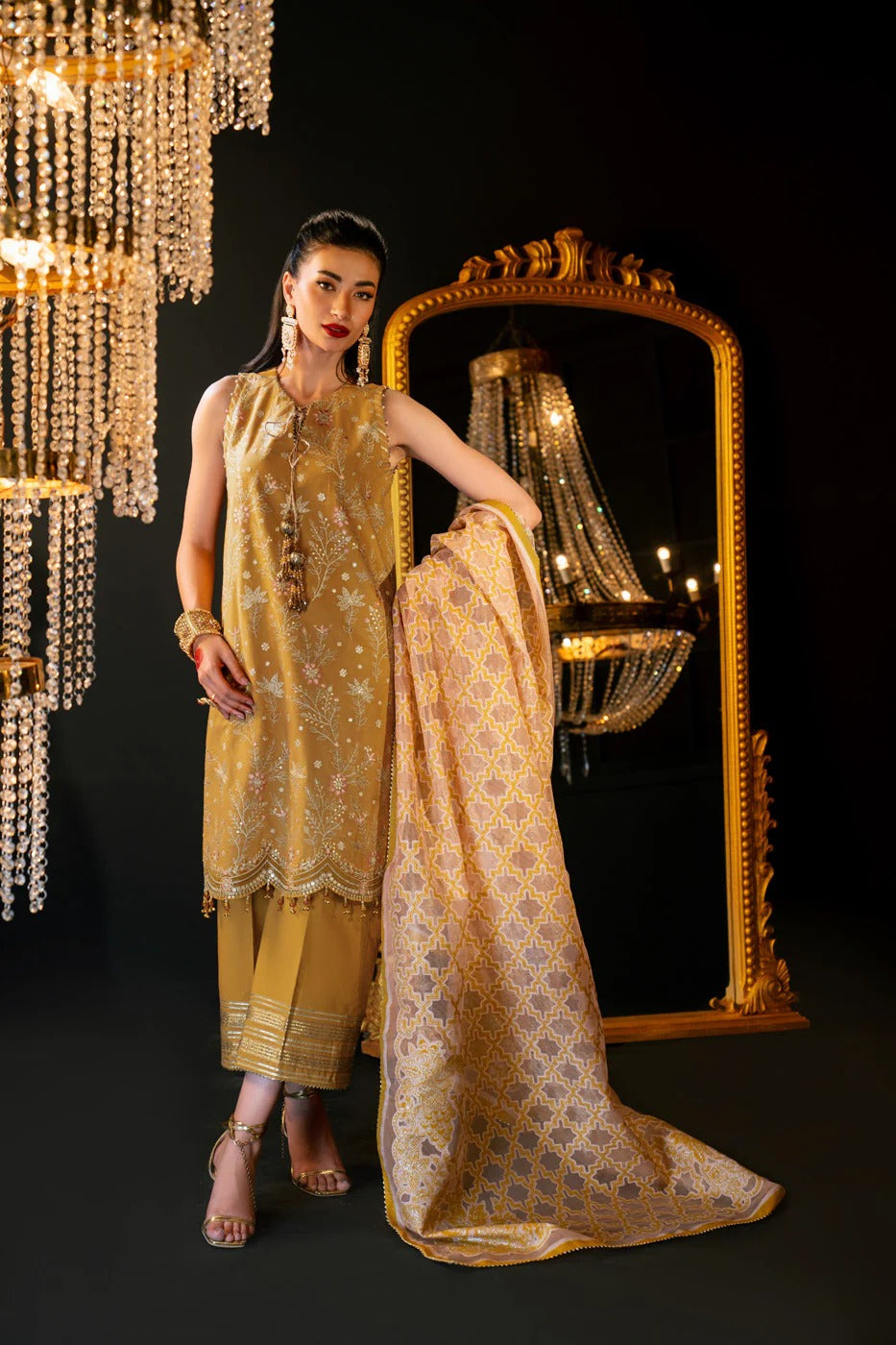 3 Piece Embroidered Suit by Alkaram Studio