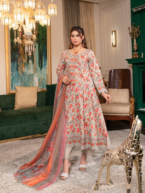 Munira Designers Embroidered Lawn