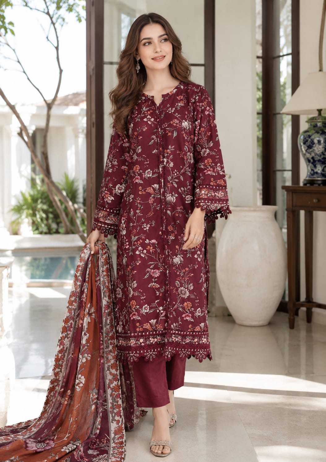 Sada Bahar Festive Embroidered Lawn