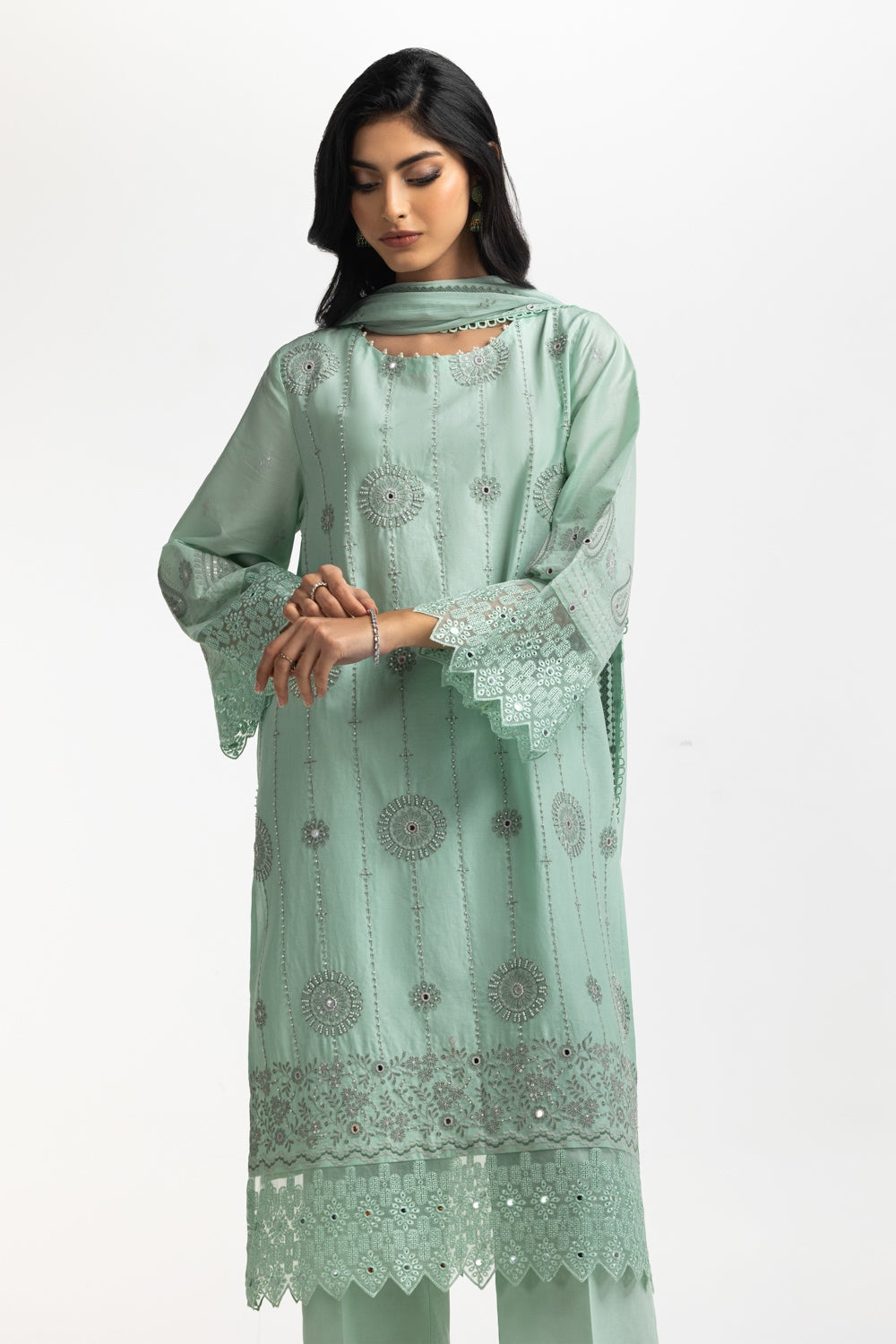 Gul Ahmed Embroidered Suit