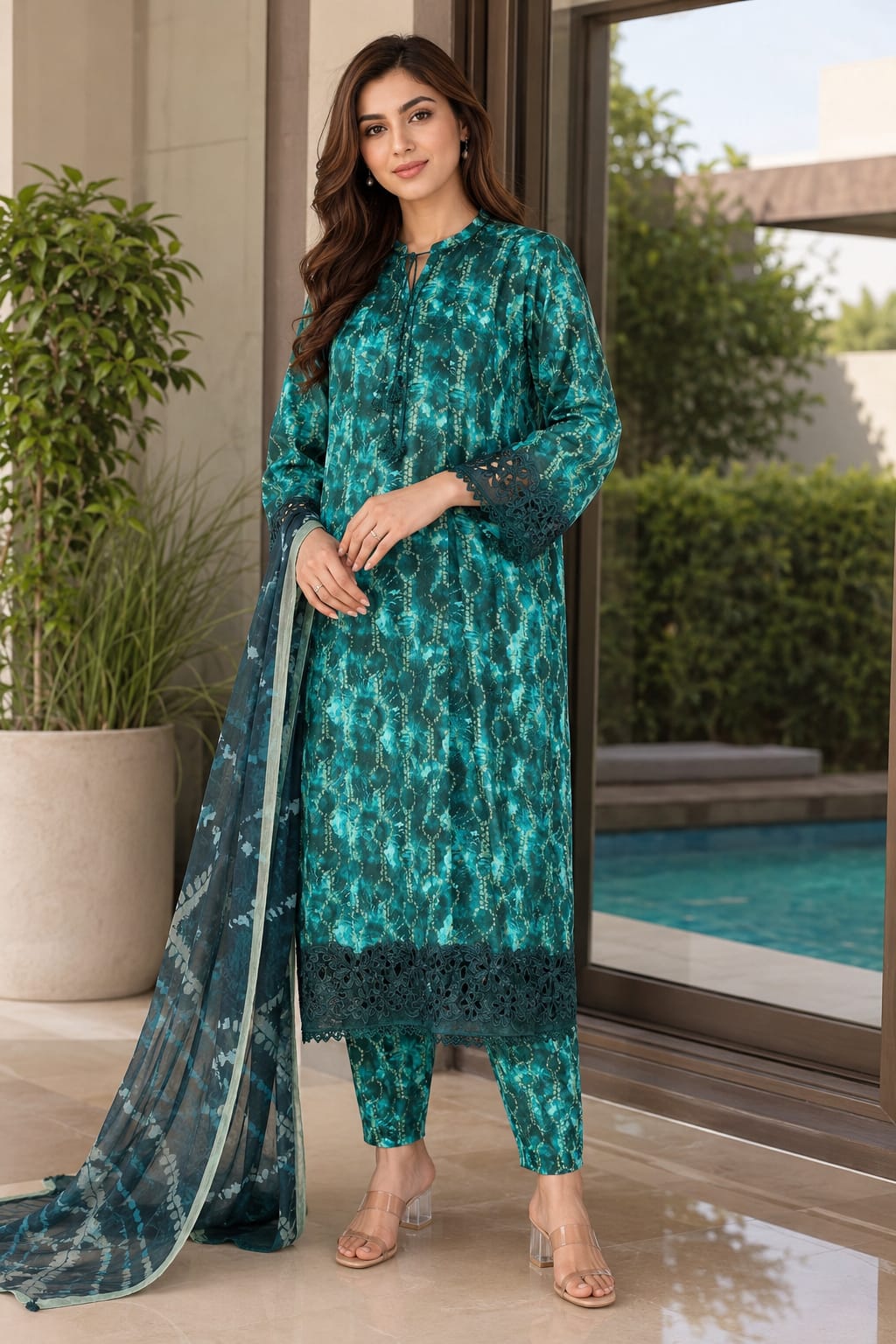 Sada Bahar Festive Embroidered Lawn