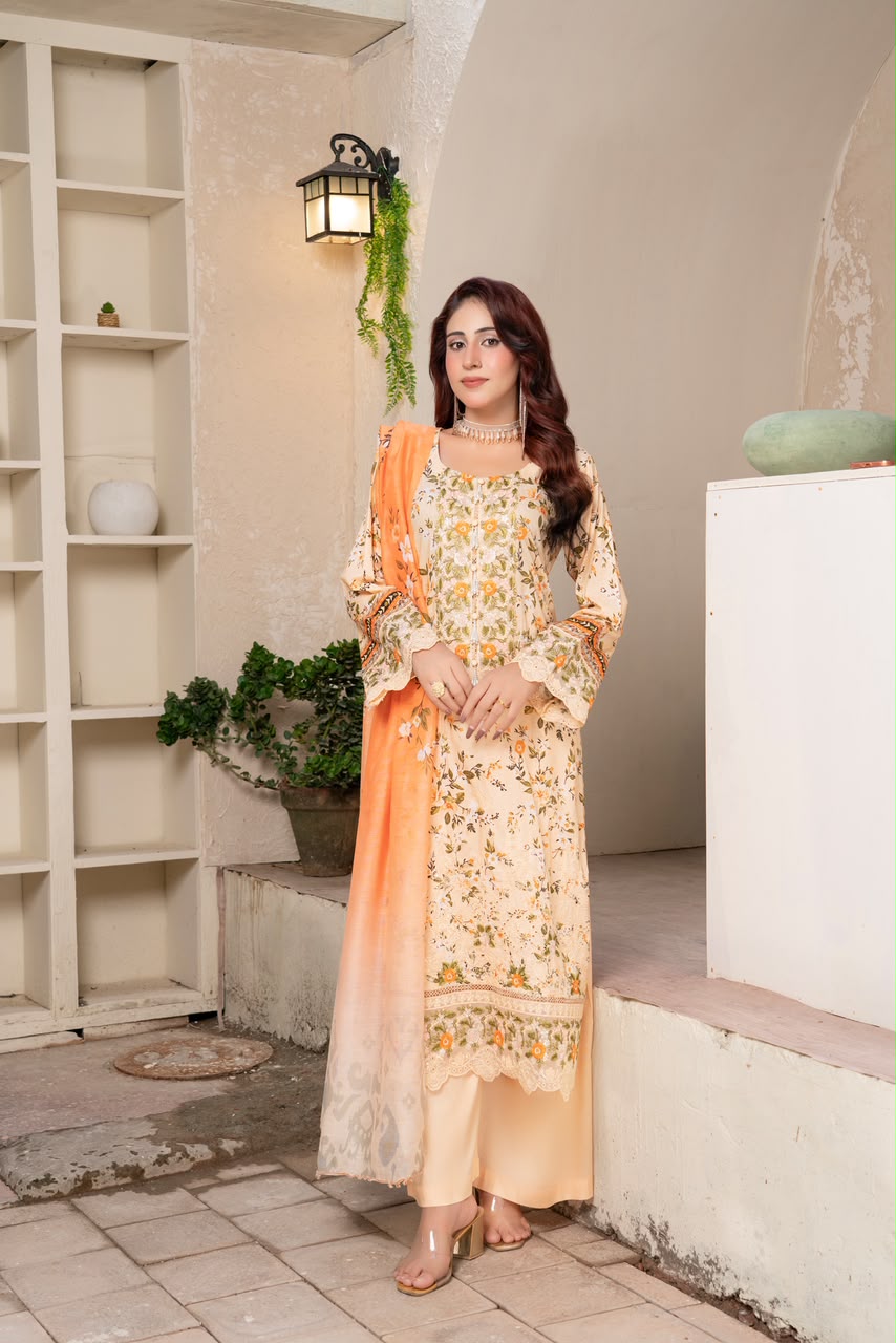 Munira Designers Embroidered Lawn