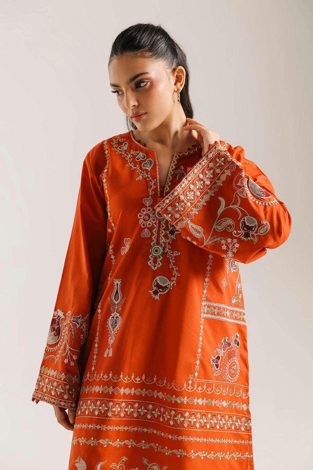 Ethnic Embroidered 2pc Suit