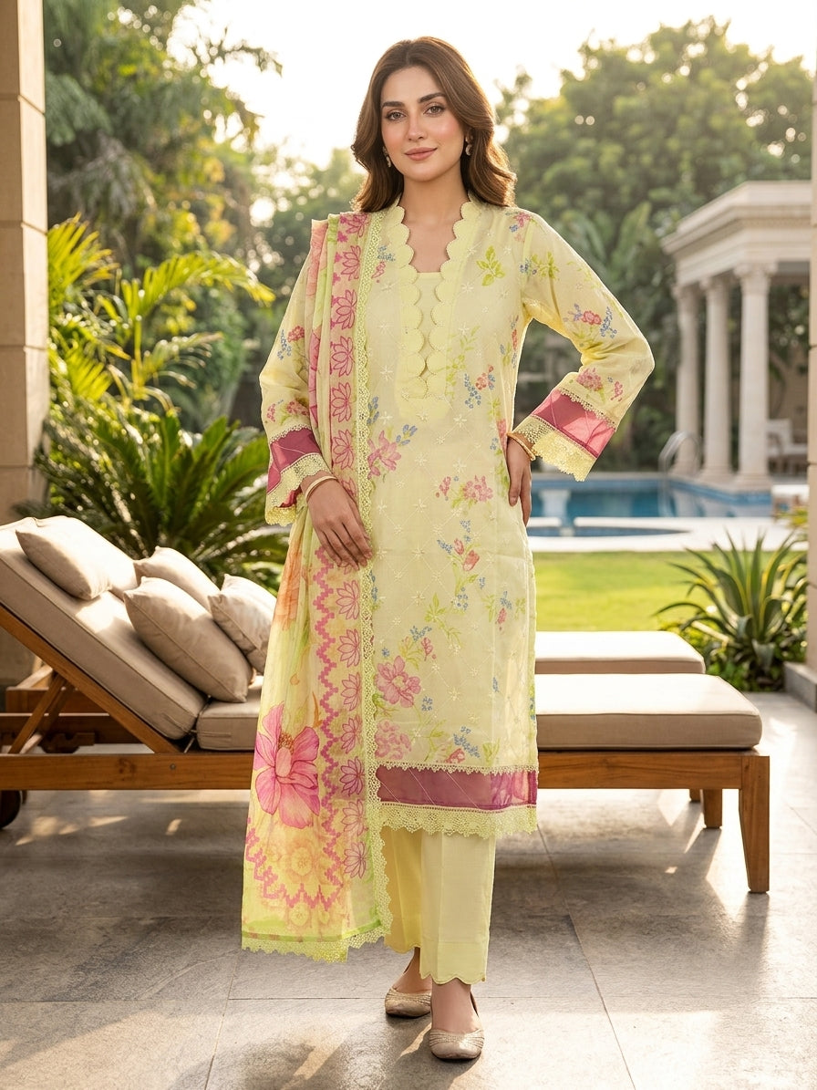 Gulljee Embroidered Luxury Lawn