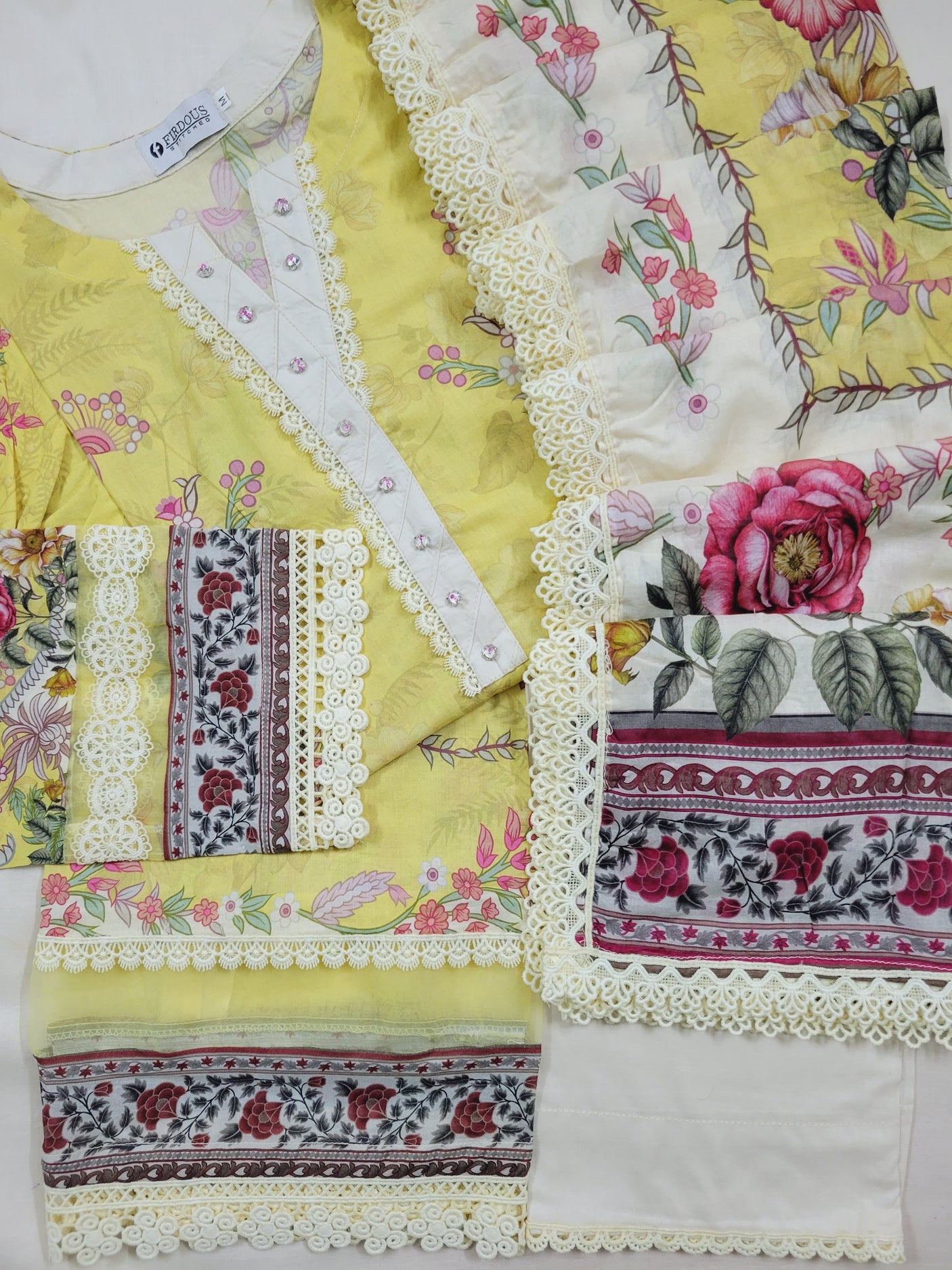 Firdous Resham Luxury Lawn Collection