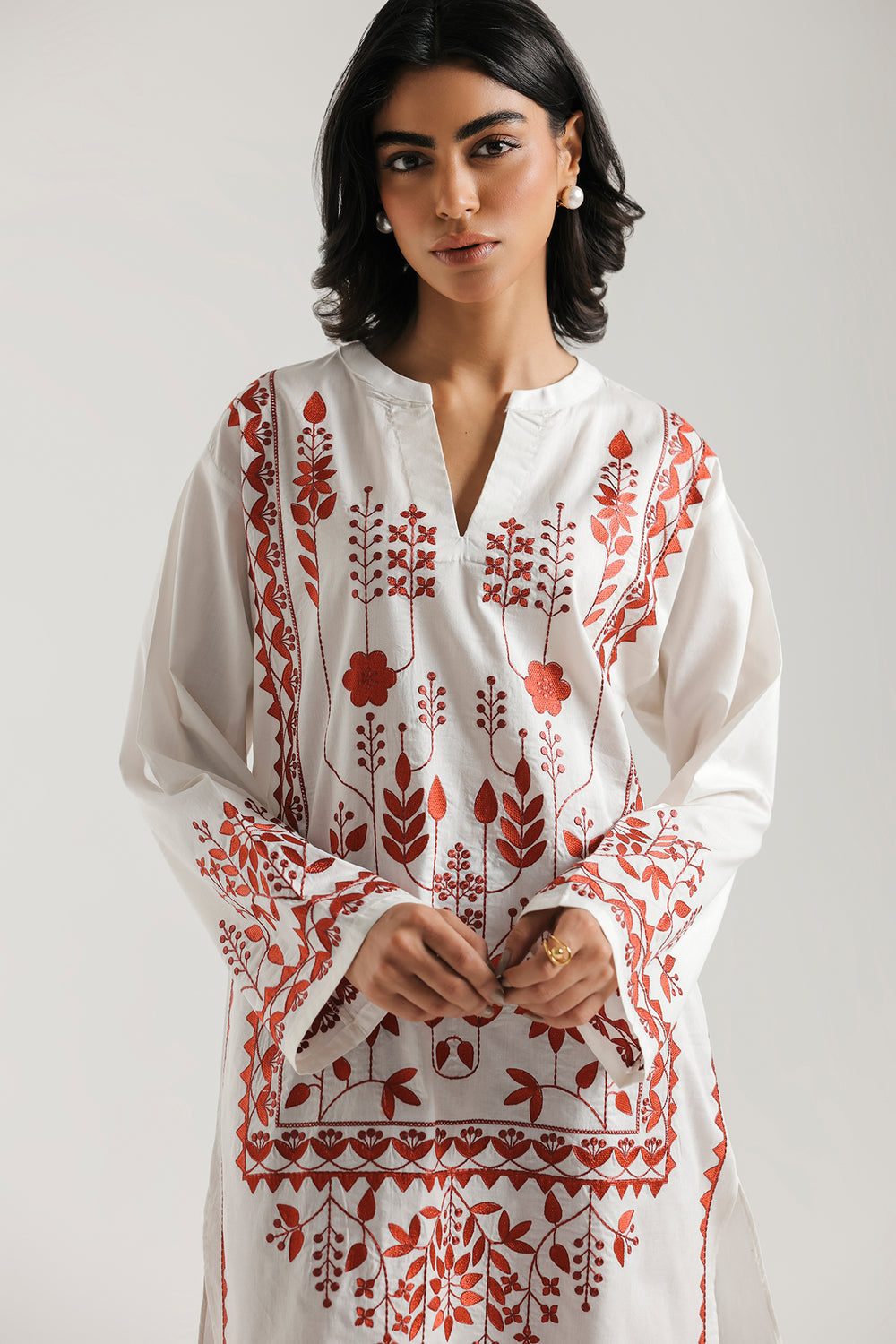 Ethnic Embroidered 2pc Suit