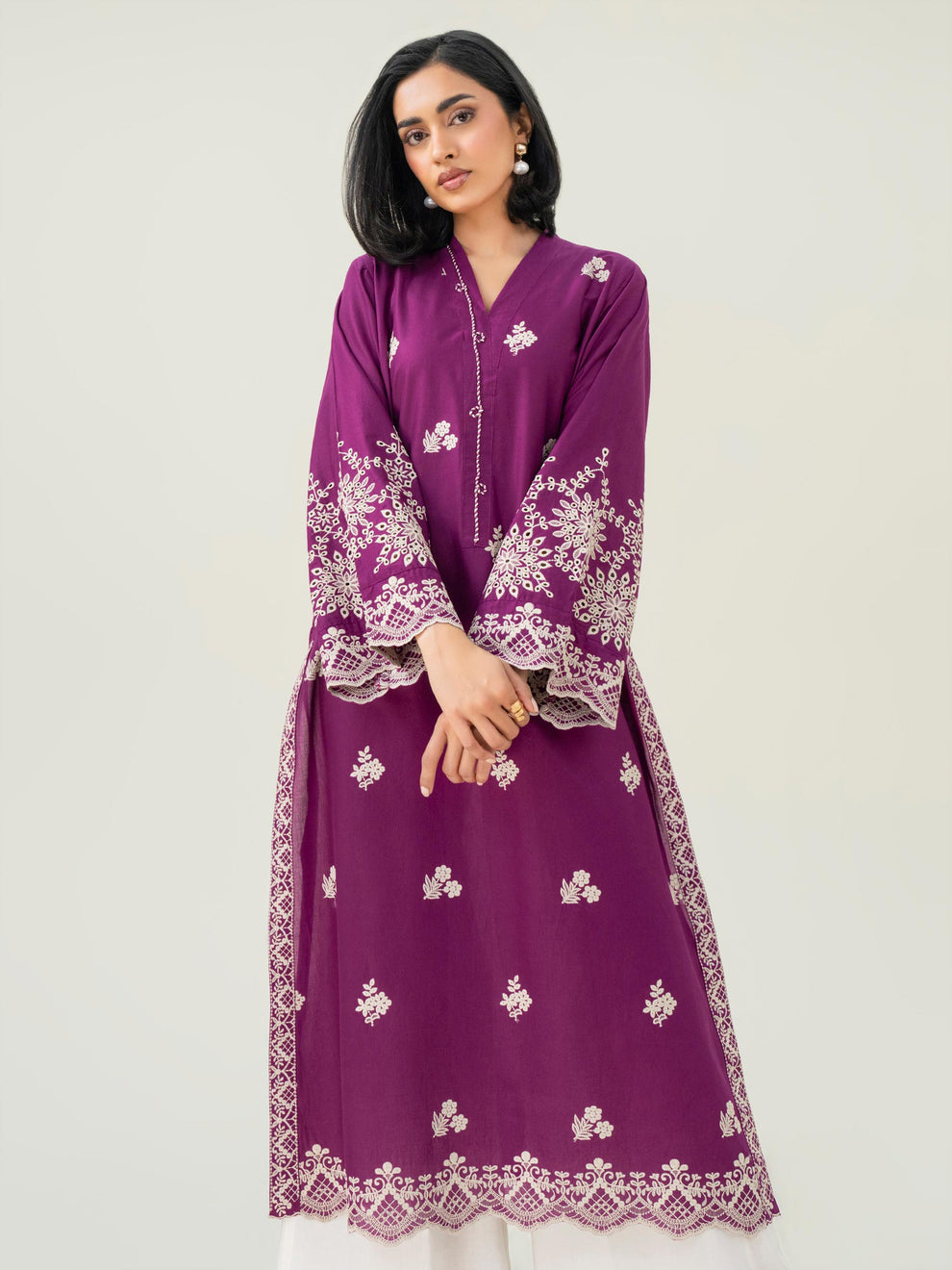 2 Piece Lawn Suit-Embroidered By LimeLight