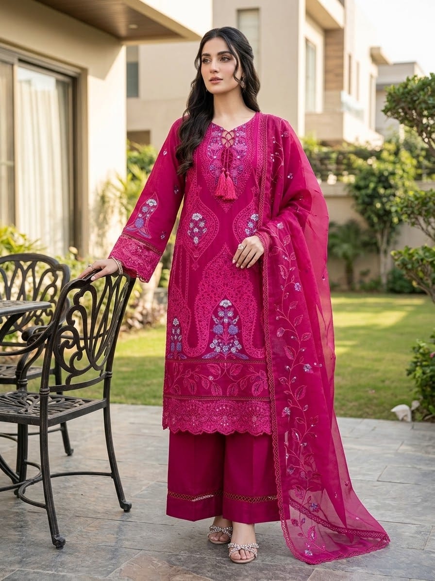 Munira Designers Embroidered Lawn