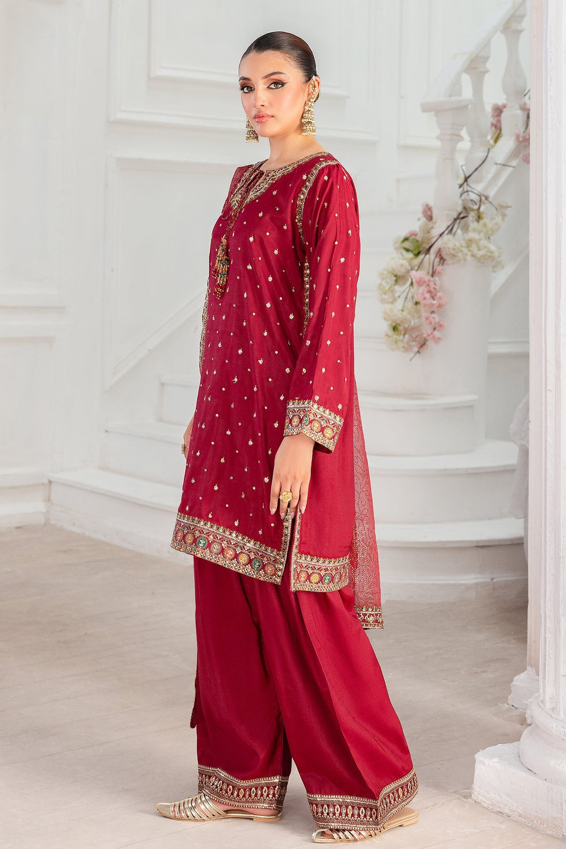 Charizma Luxury Embroidered Suit