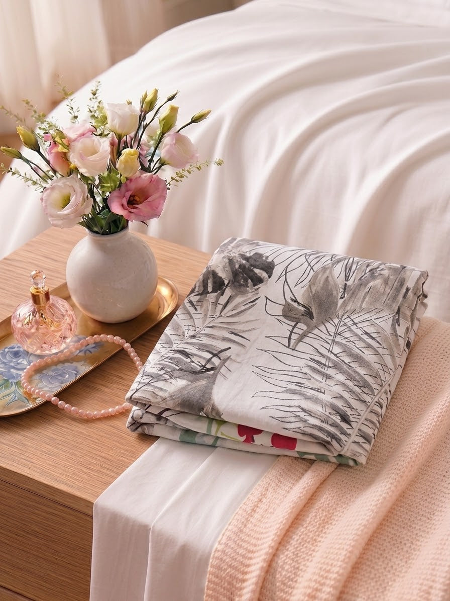 Pakistani King Size Bedsheet with Pillow Cover