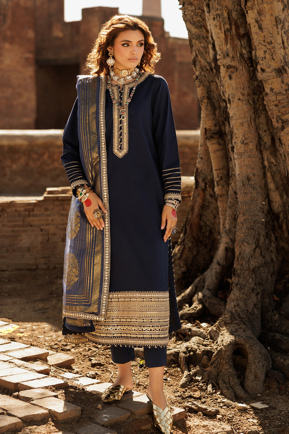 Charizma 3-PC Embroidered Lawn Suit
