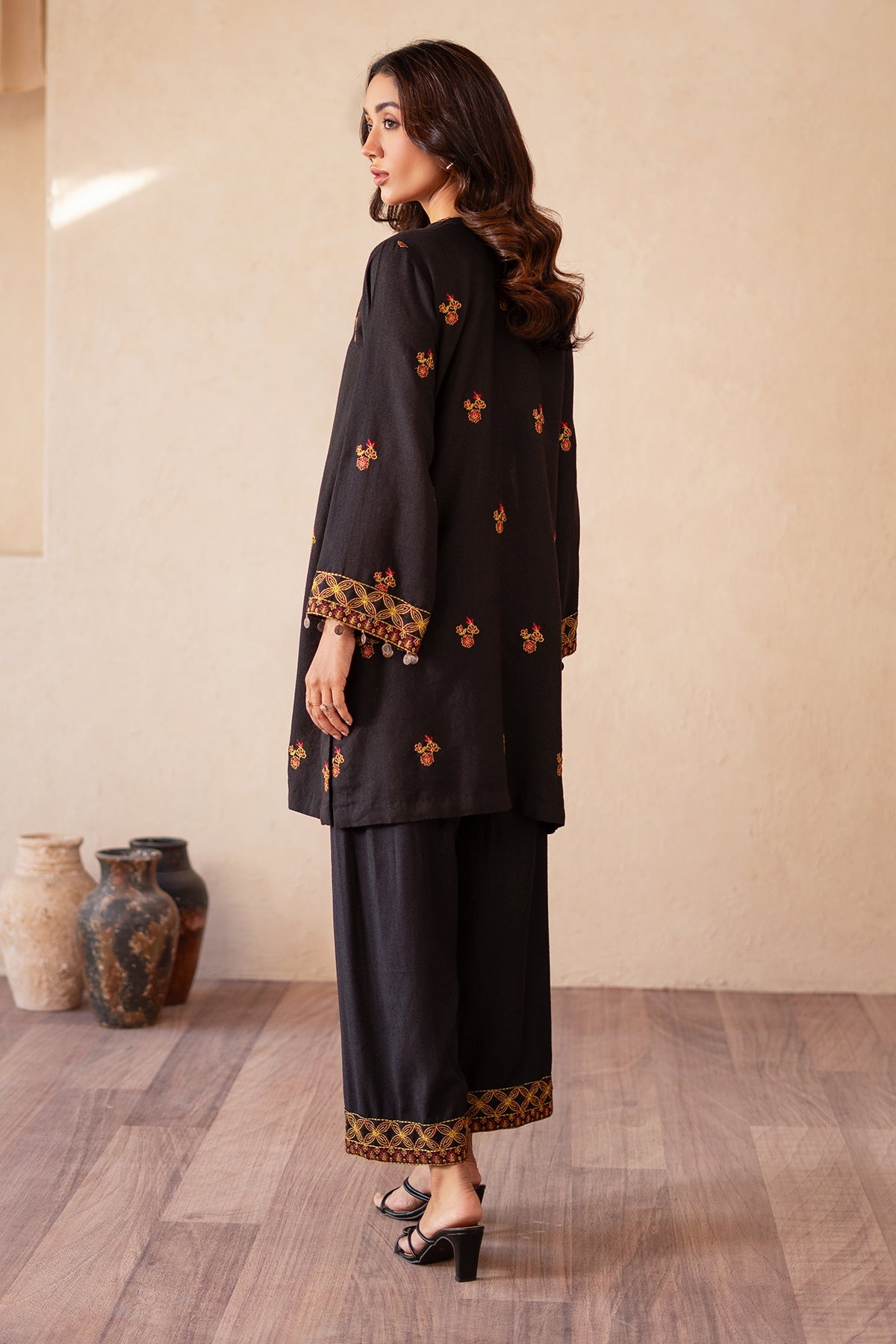 Charizma 2-PC Embroidered Suit