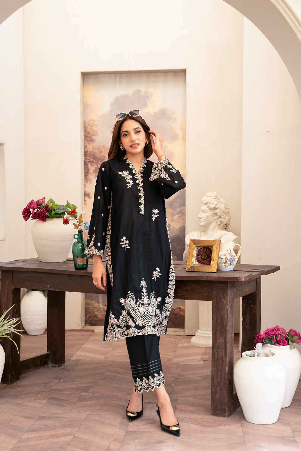 Lakhany 2pc Embroidered Suit