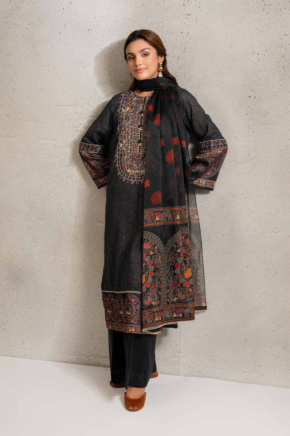 3 Piece Embroidered Suit by Nishat Linen