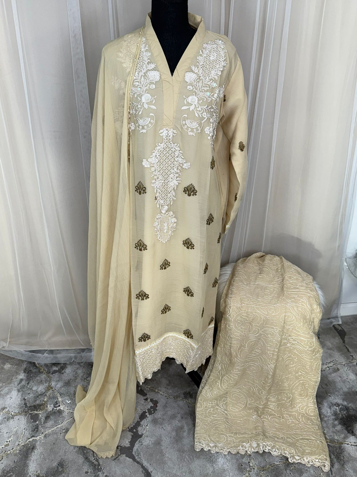 Luxury Embroidered Party wear Ready To Ship