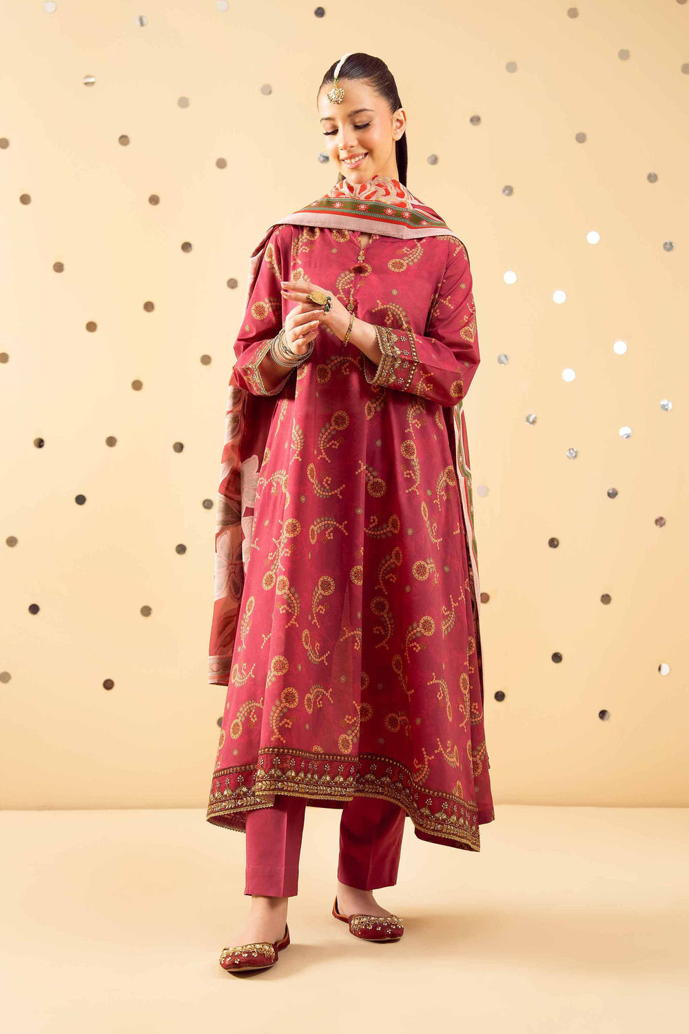 3 Piece Embroidered Suit by Nishat Linen
