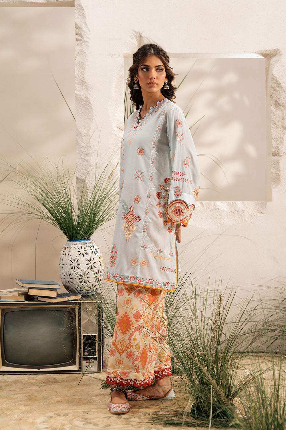 Ethnic Embroidered 2pc