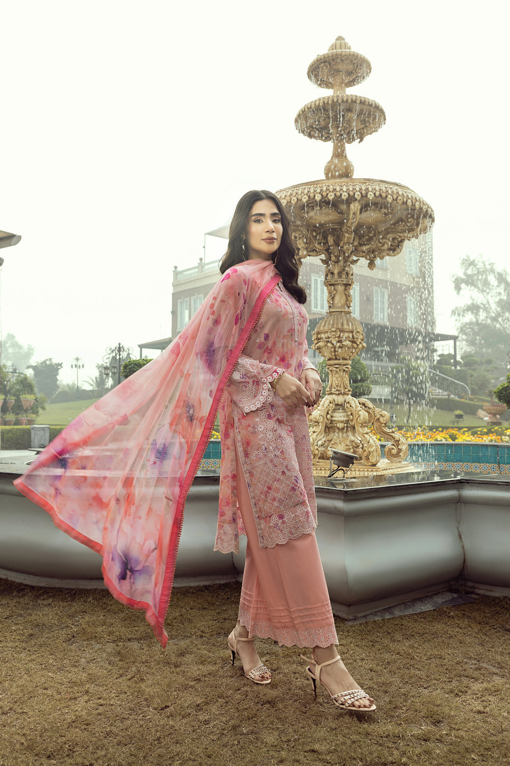 Lakhany Embroidered 3pc Suit