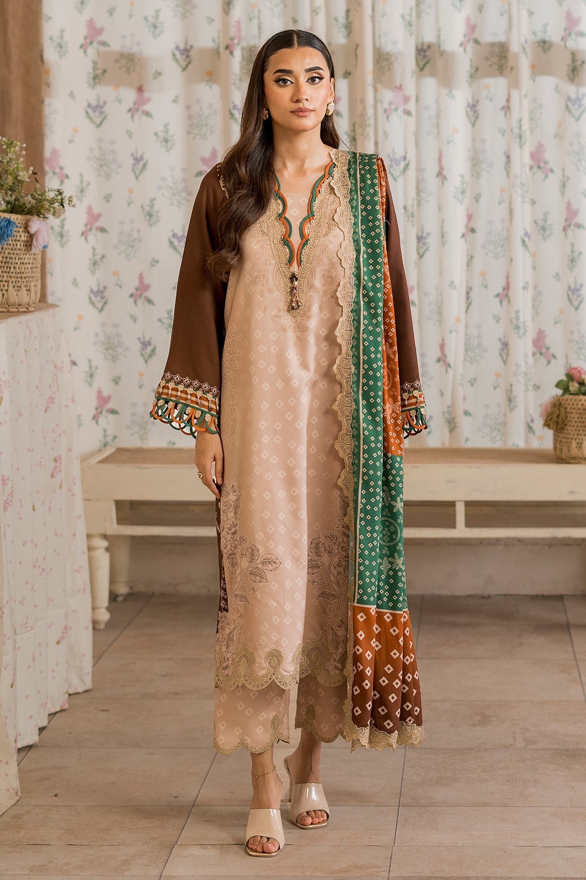 Charizma 3-PC Embroidered Lawn Suit