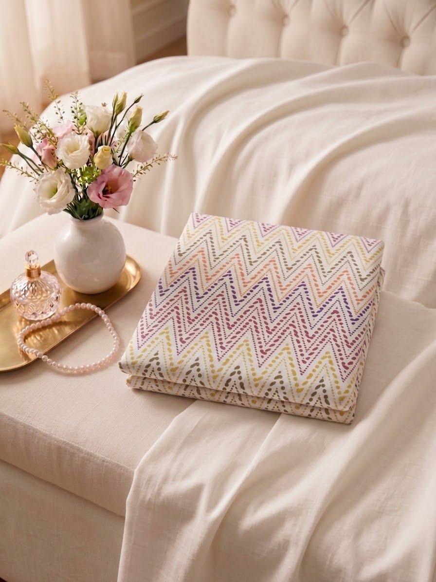 Pakistani King Size Bedsheet with Pillow Cover