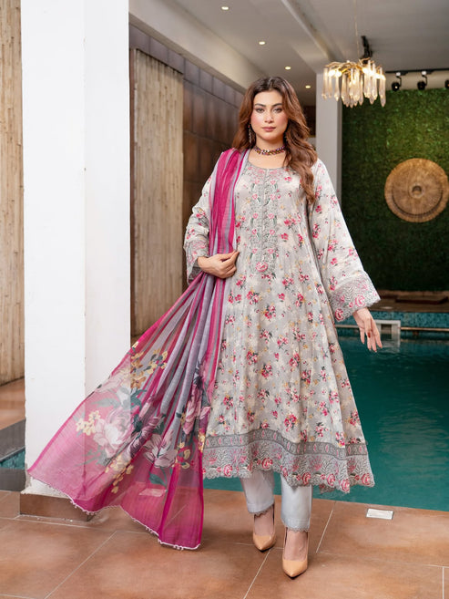 Munira Designers Embroidered Lawn